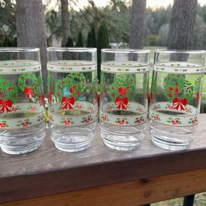 Christmas Drinking Glasses